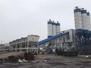 Wholesale High Efficiency 60m3/H Stationary Concrete Batching Plant Concrete Mixing Plant from china suppliers