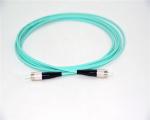 Duplex OM3 Fiber Optic Patch Cables Multimode LSZH 3.0mm FC UPC To FC UPC