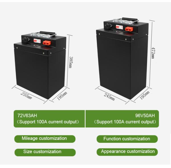 10ah 32ah Electric Scooter Lithium Ion Battery Pack 60v 72V 20AH