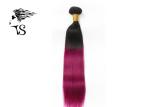 Black To Purple Ombre Hair Extensions 7A 100% Indian Virgin Hair Extensions