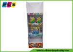 Offset Printing Cardboard Retail Display Stands , Shinny Corrugated Pop Displays