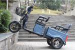 2 Passengers 60V 20Ah 3 Wheel Sit Down Scooter