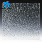 Clear Acid Etched Pattern Glass Panels For Shower Door