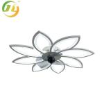 Nordic Restaurant Bedroom Living Room Frequency Conversion Silent Silver LED