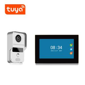 Wholesale 7 Inch Display WIFI Video Doorbell Video Intercom 140 Horizontal Angle from china suppliers