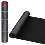 Construction Black White Yellow Color PP Woven Geotextile Length 50-100m/roll at