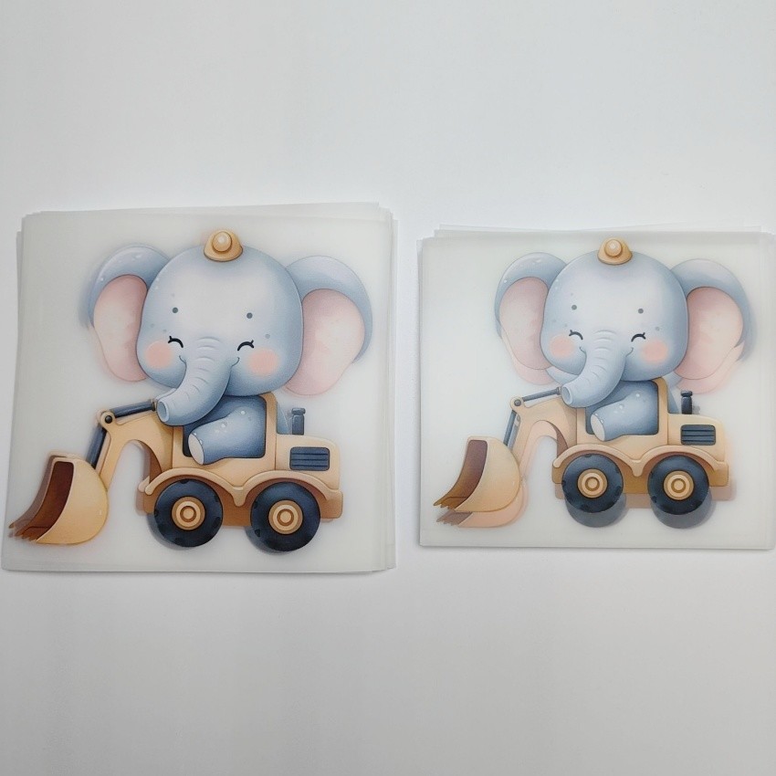 Cute Cartoon Characters Heat Press Dtf Transfer Sticker For Garment And Bags