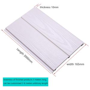 Wholesale Embossed WPC Fluted Wall Panel 15mm Acid And Alkali Resistance from china suppliers