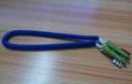 Napkin coiled holder dental lab bib clips flexible plastic spring coil chain