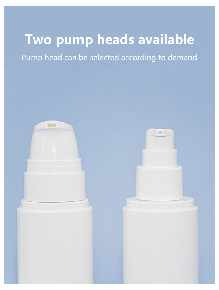 UKA64 60ml/80ml/100ml/120ml Customized Color And Logo Lotion Cream Bottle Airless For Personal Care Packaging