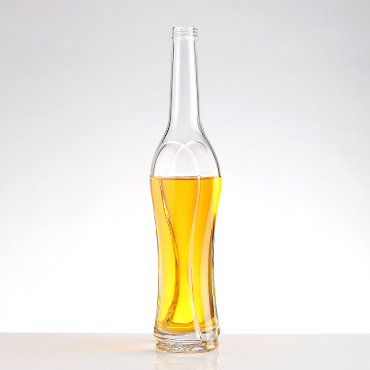 Hot Stamping 500ml Wine Whisky Vodka Bottle with Cap within 500ml Size