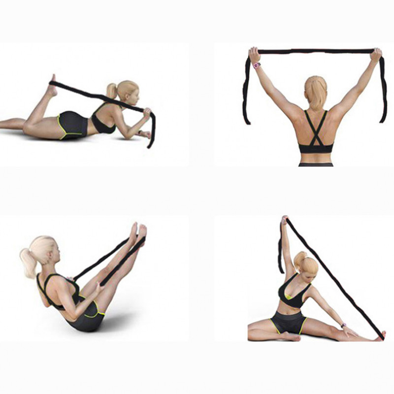 Custom Adjustable Long Polyester Latex Elastic Exercise Resistance Bands for Latin Dance Fitness