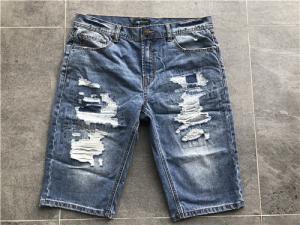 Wholesale Light Wash Mens Denim Jacket And Jeans Ripped / Patched Denim Bermuda Shorts TW73091 from china suppliers