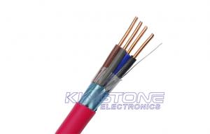 China FRLS Shielded 0.50mm2 Fire Resistant Cable , Copper Conductor with FRLS Jacket on sale