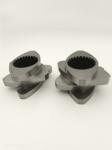 Twin Screw Extruder Kneading Blocks 12mm - 300mm High Shearness And Blendness