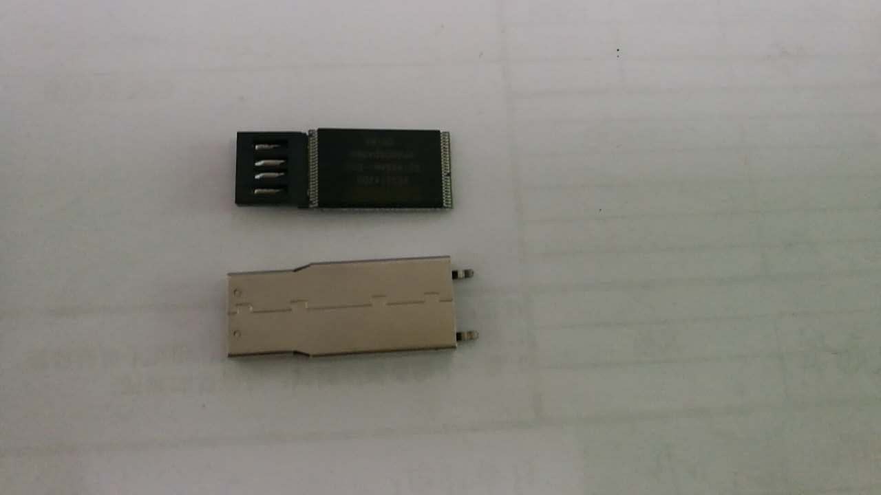 Metal PCBA Flash Chip Use By PVC Or Silicone USB Flash Drive Shape Inside