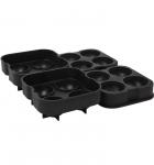 100% BPA Free Food Grade Silicone Ice Cube Trays 4 Sets Round Ice Cube Mould