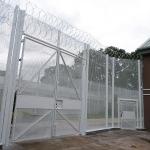 Sustainable 358 Anti Climb Fence , Galvanized Steel Wire Airport Security Fence