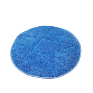 Wholesale 48cm Diameter Blue Microfiber Wet Mop PadsTwist Yarn Round Shape from china suppliers