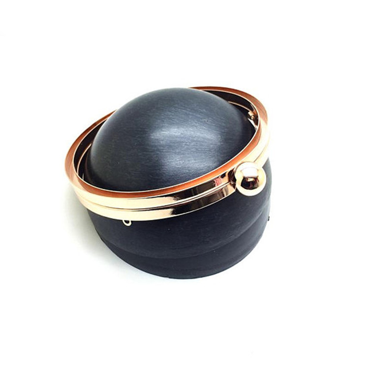 Dia 150mm Small Ball Closure Round Purse Frame For Evening Bag
