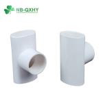 Customization 100% Material PVC 45 Degree Oval Drain Fittings Tee UPVC Reducer