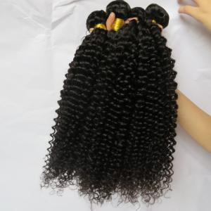 Wholesale Unprocessed Human Virgin Hair Afro Kinky Curly Pure Brazilian Hair Bundles Natural Color from china suppliers