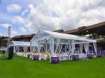 UV Resistant Wedding Event Tents With White Lining Curtain