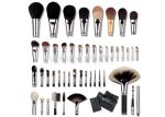 Highest Grade Natural Hair Private Label Makeup Brushes With Copper Ferrule