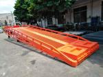 Adjustable 6 Ton Container Yard Ramp With Pneumatic Rubber Tires One Year