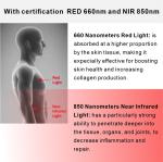 660nm 850nm IR Therapy Device 1500W For Muscle Skin Pain Relief