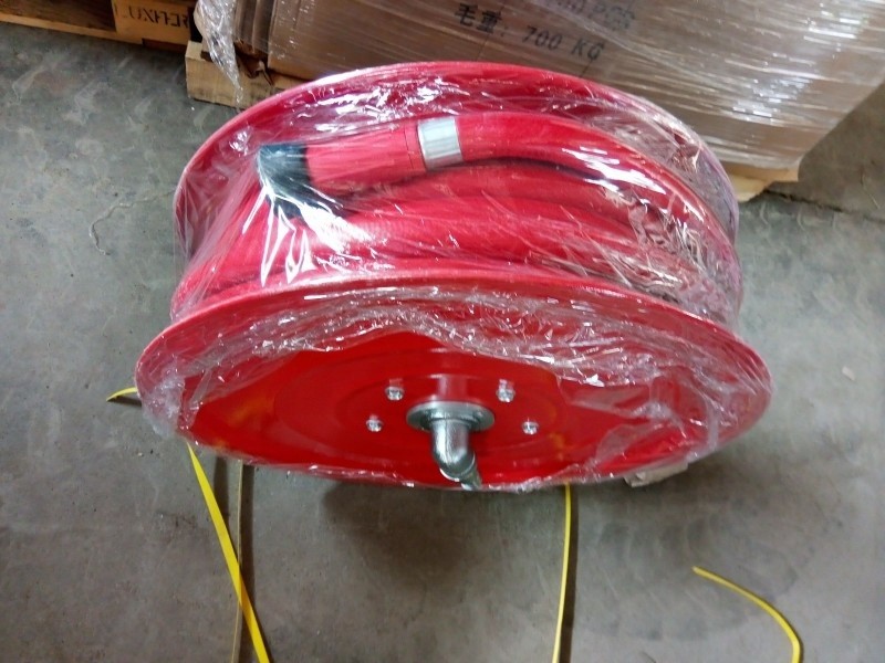 30m Synthetic Rubber Manual Fire Hose Reel fire fighting equipments
