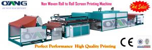 Wholesale d-cut bag non woven screen printing machine of 2 colors printing from china suppliers