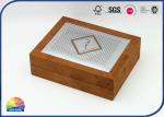 Retro Style Biodegradable Hinged Lid Gift Box For Glass Bottle
