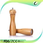 Eco Friendly Manual Bamboo Pepper Mill Antibacterial For Hotel Kitchen
