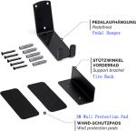 Wall Mounted Indoors and Outdoors Bike Storage Brackets with Single-side