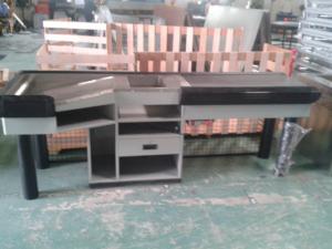 Wholesale Electric Retail Store Checkout Counters Cash Register Desk Disassembled from china suppliers