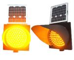 Easy Installation Yellow 300mm Single Amber Traffic Light With CE