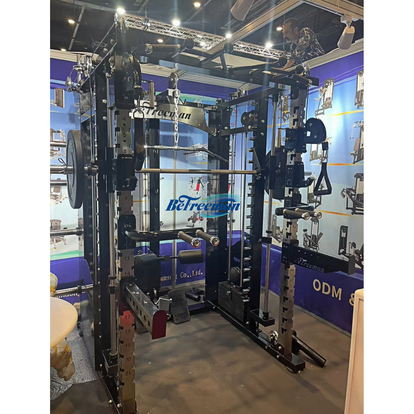 All In One Commercial Multi Functional Smith Machine Strength Training