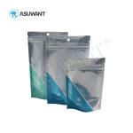 Food Grade Self Sealing Stand Up Pouch Zipper , Aluminum Foil Bag With Notches