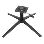 Aluminum Alloy Office Chair Metal Base 800mm Swivel Chair Base With Casters