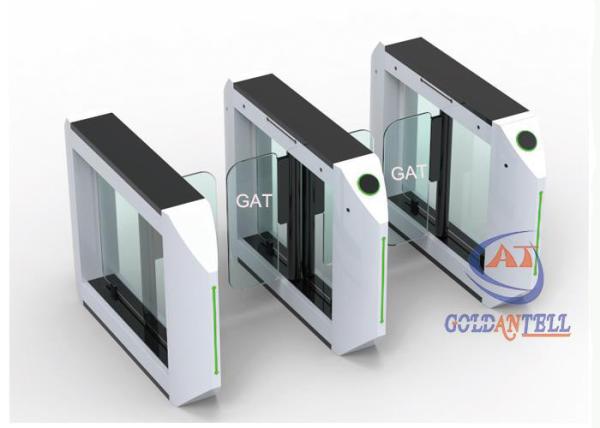 Outdoor&Indoor IC ID Card Access Control Painted Swing Gate , High Class Swing