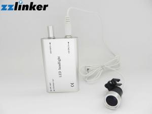 Wholesale Lighted Dental Surgical Binocular Loupes , Dental Hygienist Magnifying Glasses Silver from china suppliers