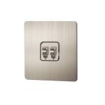 Double Robe Stainless Steel Wall Hanger