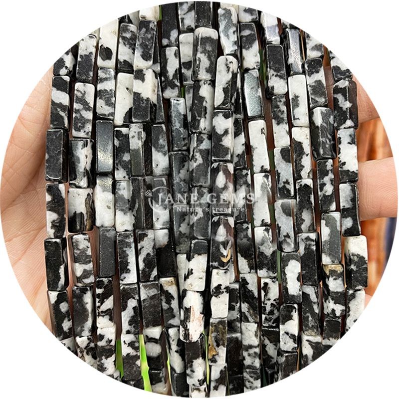 Wholesale Natural Crystal Gemstone Rectangular Cuboid Beads Loose Stone Bead Accessories Cube Bead Spacers for Jewelry