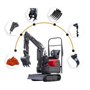Wholesale 1 Ton Crawler Hydraulic Digger Mini Excavator For Machinery Repair Shops Farms Home from china suppliers