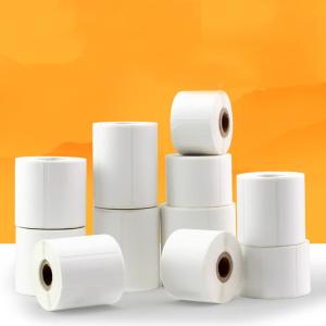 Wholesale Glossy Surface Thermal Label Rolls Waterproof For Durable Printing from china suppliers