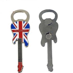 Wholesale Custom Promotion Tourism Souvenir Gift Metal Fridge Magnet Beer Bottle Opener, Embossed Logo, Silver Plating from china suppliers