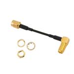 Hexie RG178 RG316 Radio Frequency Antennas Assembly Female SMA Right Angle