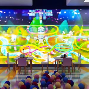 Wholesale Indoor Interactive Wall Projection Magic Painting Game For Amusement Park from china suppliers