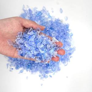 Wholesale Scrap PET Bottle Flake RPET Flakes Plastic Blue Recycled Pet Flakes from china suppliers